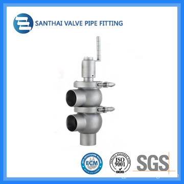 Stainless Steel Sanitary Manual Stop and Reversing Valve